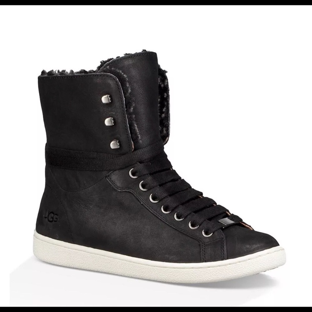 New UGG  Starlyn Shearling High-Top Sneakers